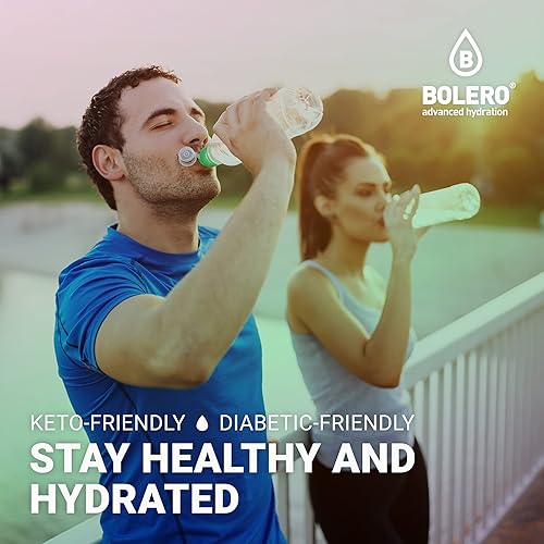 Miniatura 6 de Bolero - Paquetes de mezcla de bebidas sin azúcar, elige tus sabores de frutas  Paquetes de agua con sabor en polvo  72 sobres grandes para llevar