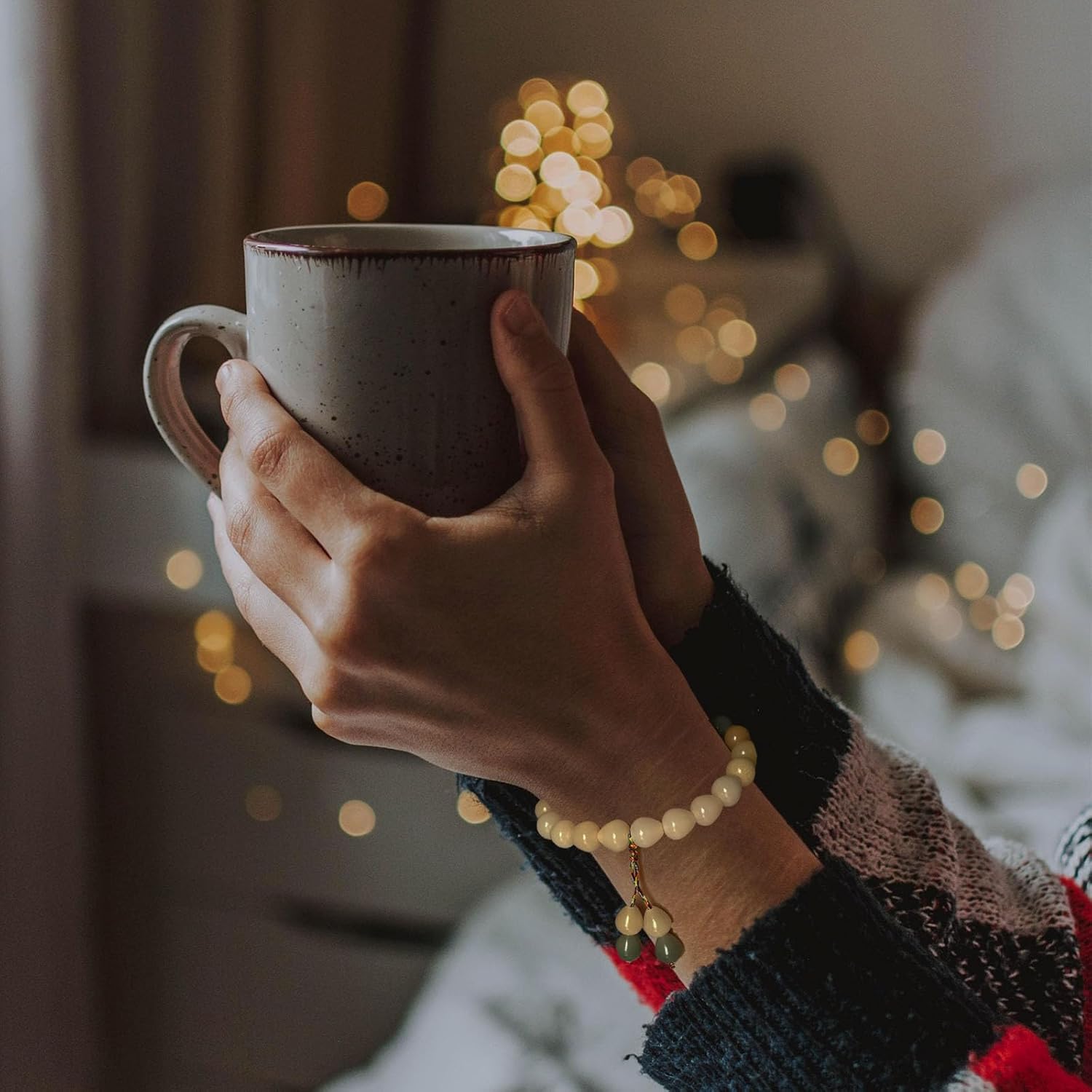 Stretch Beaded Bracelet, Healing Crystals Bracelet Relief Gift for Women in New Year, Thanksgiving, Christmas, Valentine's Day, Mother's Day, Graduation Season, etc - Image 2