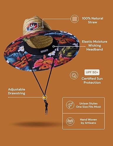 Miniatura 2 de Hemlock Hat Co. Sombreros de salvavidas con fondo impreso