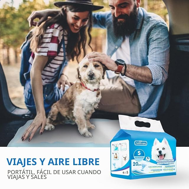 Foto 5 de 7 de Nobleza - 120 x Empapadores Perros Alfombrilla higiénica de Entrenamiento para Perros. Ultraabsorbente 60 *…