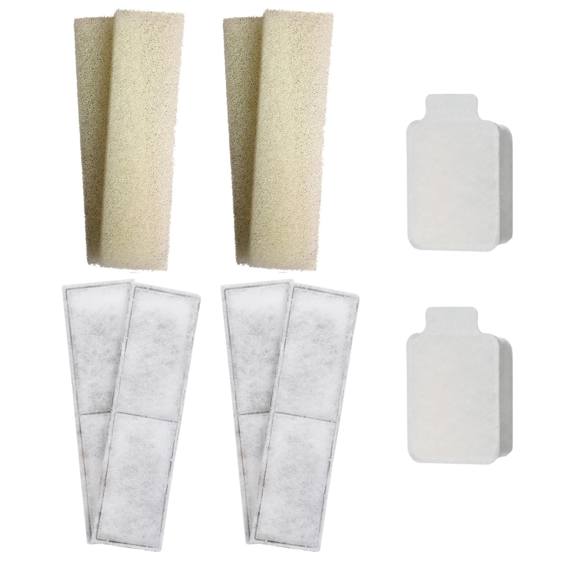4 x Compatible With Fluval U4 Foams + 4 PolyMax Filters + 2 Clean & Clear U4 Filter Media U Series Internal Filter Cartridges