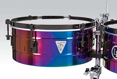 Miniatura 3 de Latin Percussion Tony Succar Signature Timbale - Rainbow Chrome - Hardware cromado negro