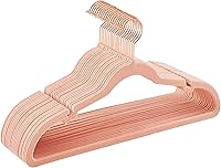 Vista 27 de SONGMICS - Perchas de terciopelo 50 unidades, perchas antideslizantes con muescas para hombros, barra para pantalones, gancho giratorio de 360°