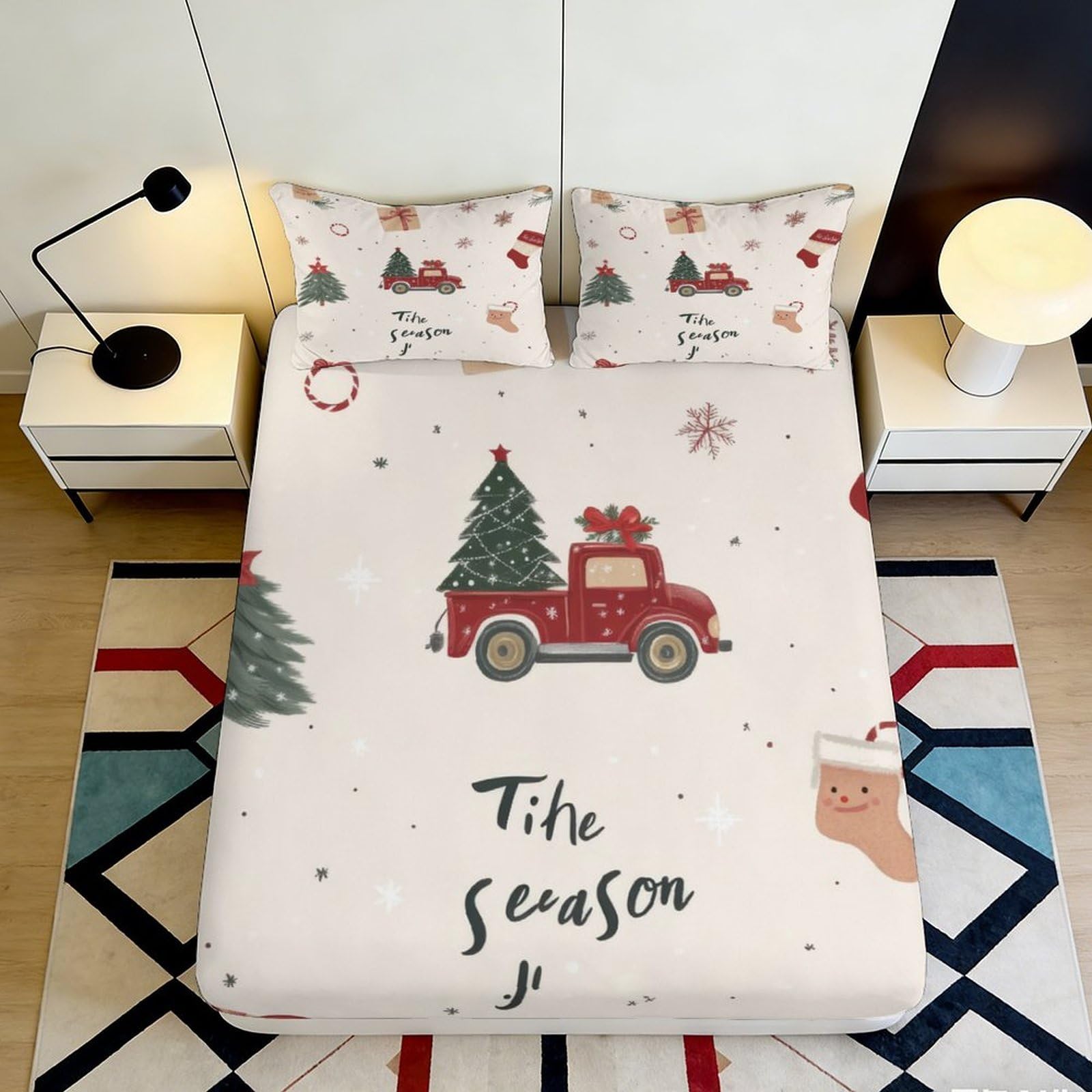 3D Printed New York Skull Fitted Sheet Microfiber Deep Pocket Full Wrap Bedroom Bedding Graffiti Mattress Fitted Cover Washable for Adults 90x200x25cm