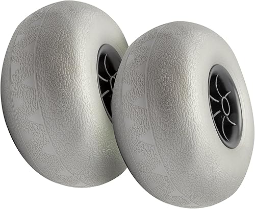 Miniatura 2 de Extreme Max 3006.8425 Neumáticos de arena para globos para kayak, canoa, carrito de playa, vagón - 10 pulgadas de diámetro, juego de 2