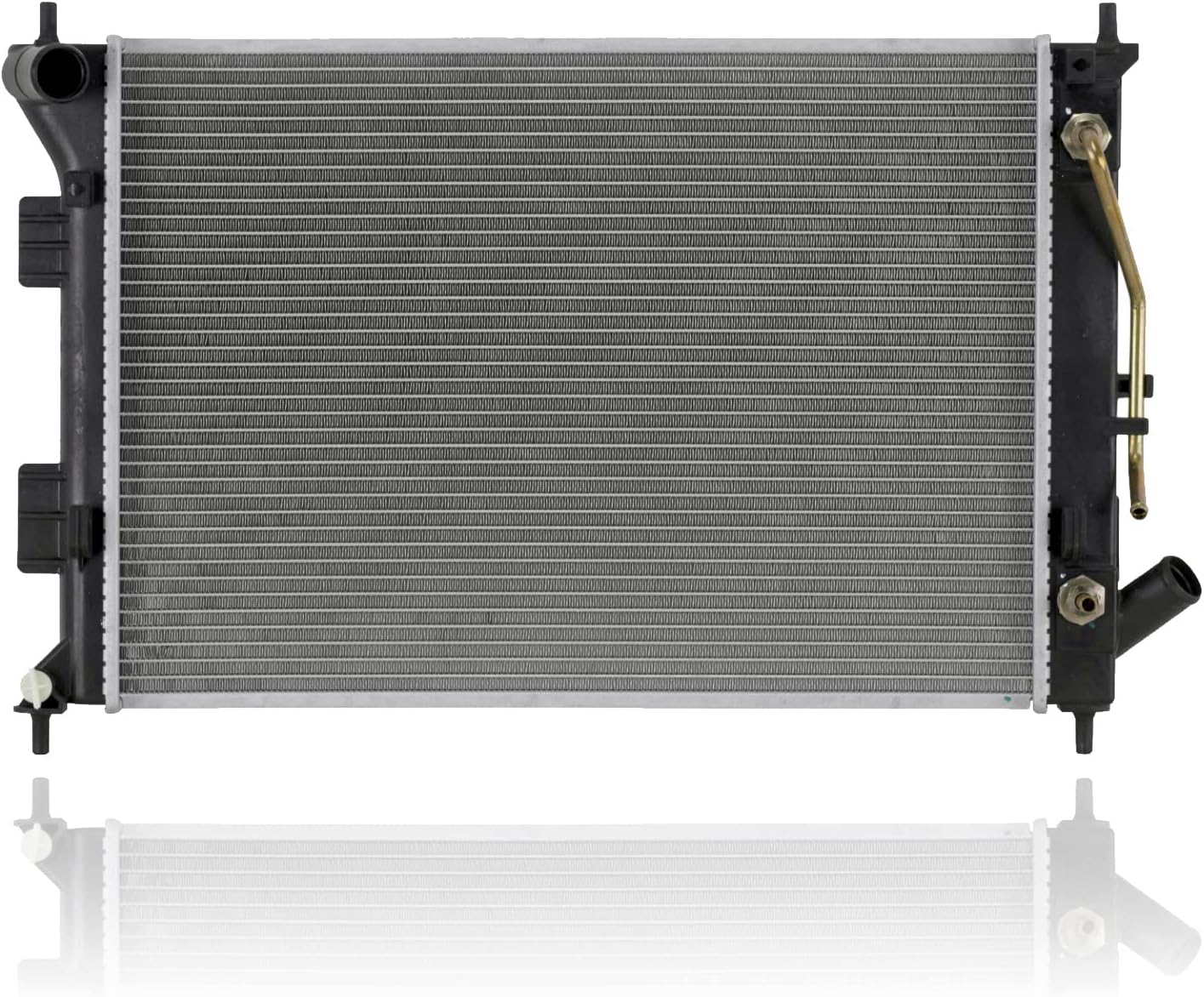 Radiator - Pacific Best Inc. Compatible/Replacement for 13333 12-13 Hyundai Elantra Sedan, 12-13 Kia Soul 1.6/2.0L, 14-14 Forte Sedan Koup Forte5 - Plastic Tank, Aluminum Core