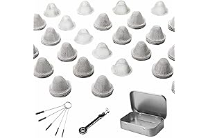 60 Pcs ½-Inch Stainless Steel Pipe Screens with Accessories