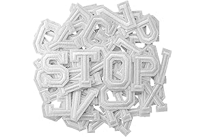 Exquisite Iron-on Embroidered Letter Patches Elevate Your Designs