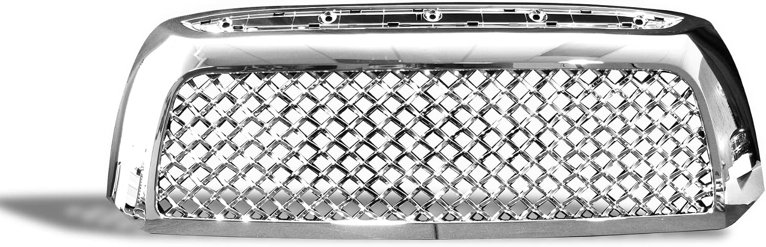 Armordillo USA 7150324 Mesh Front Hood Bumper Grille - Polished Fits 2007-2009 Toyota Tundra