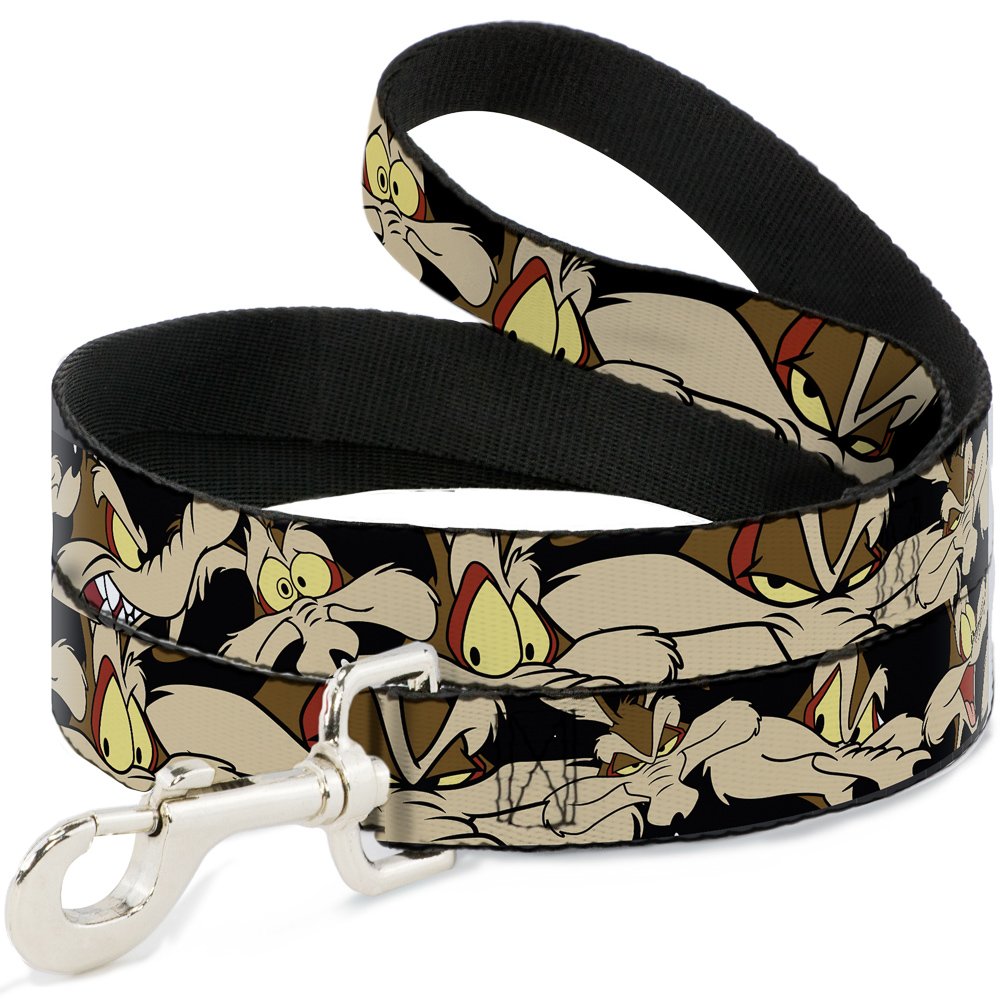 Laisse pour chien Wile E Coyote fine 0,5 cm pour corriger les nœuds