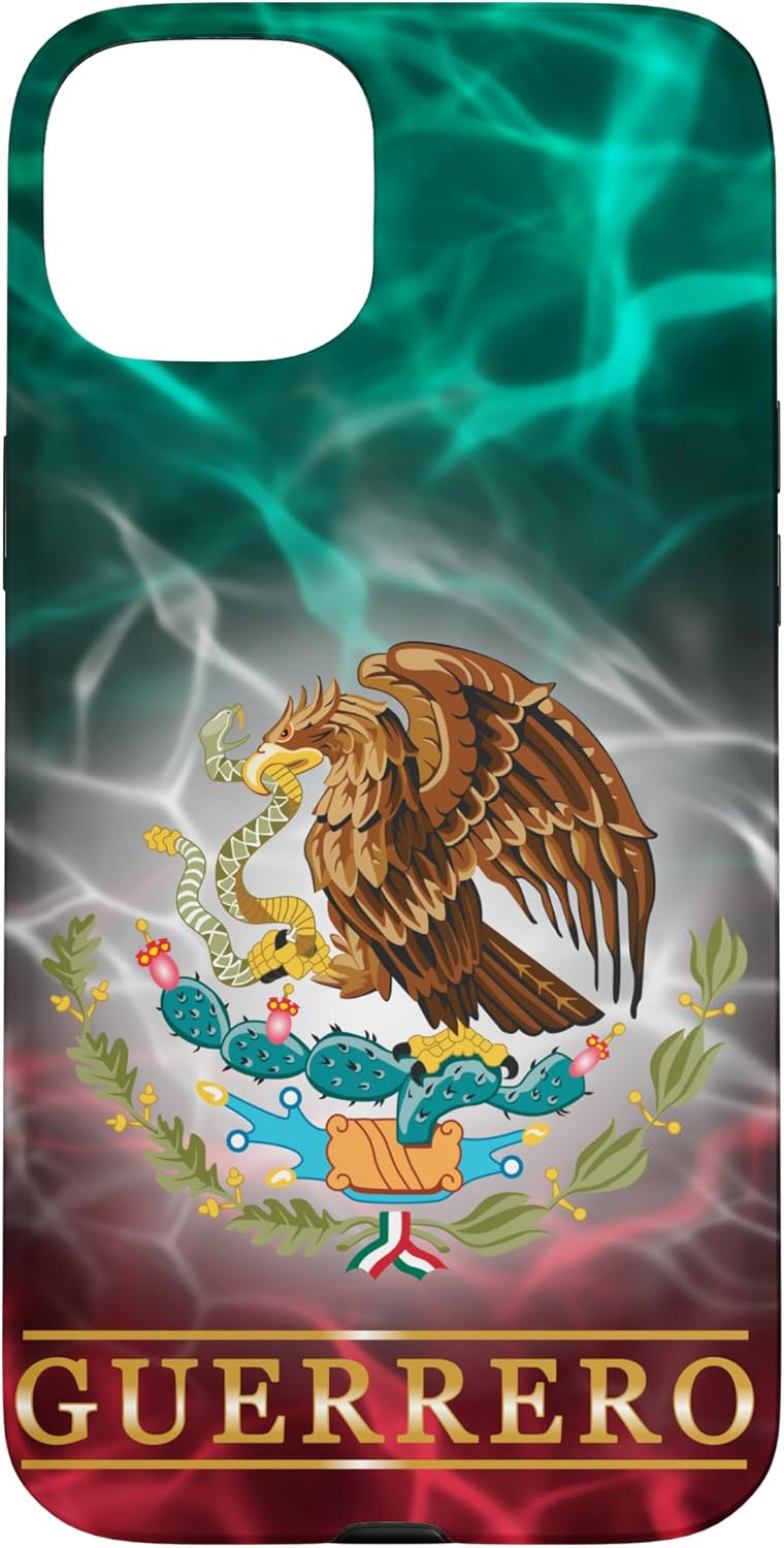 Guerrero Mexico Flag - Proud to Mexican Roots Case for iPhone 15