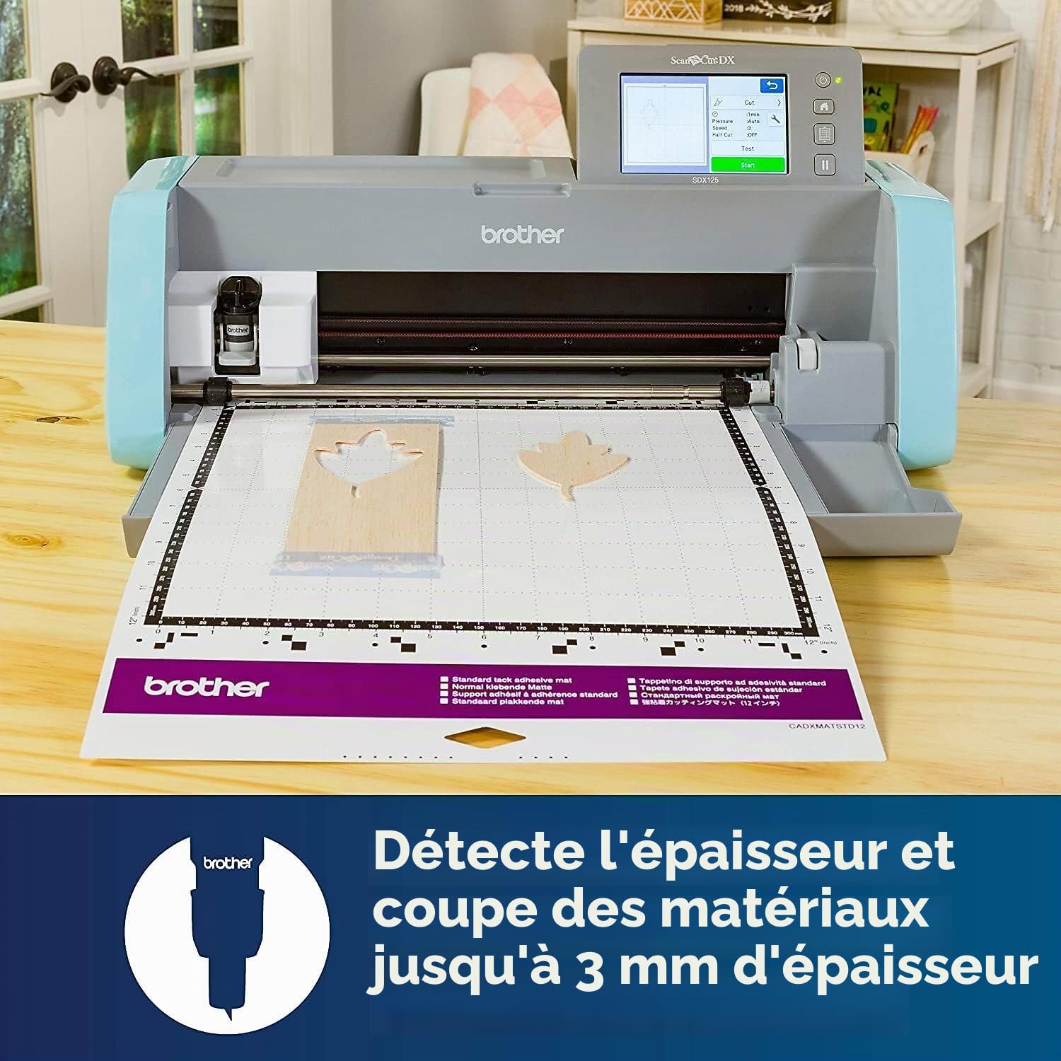 Brother ScanNCut DX Auto Blade Holder CADXHLD1 Support de Lame SDX, Noir/Blanc, Taille unique
