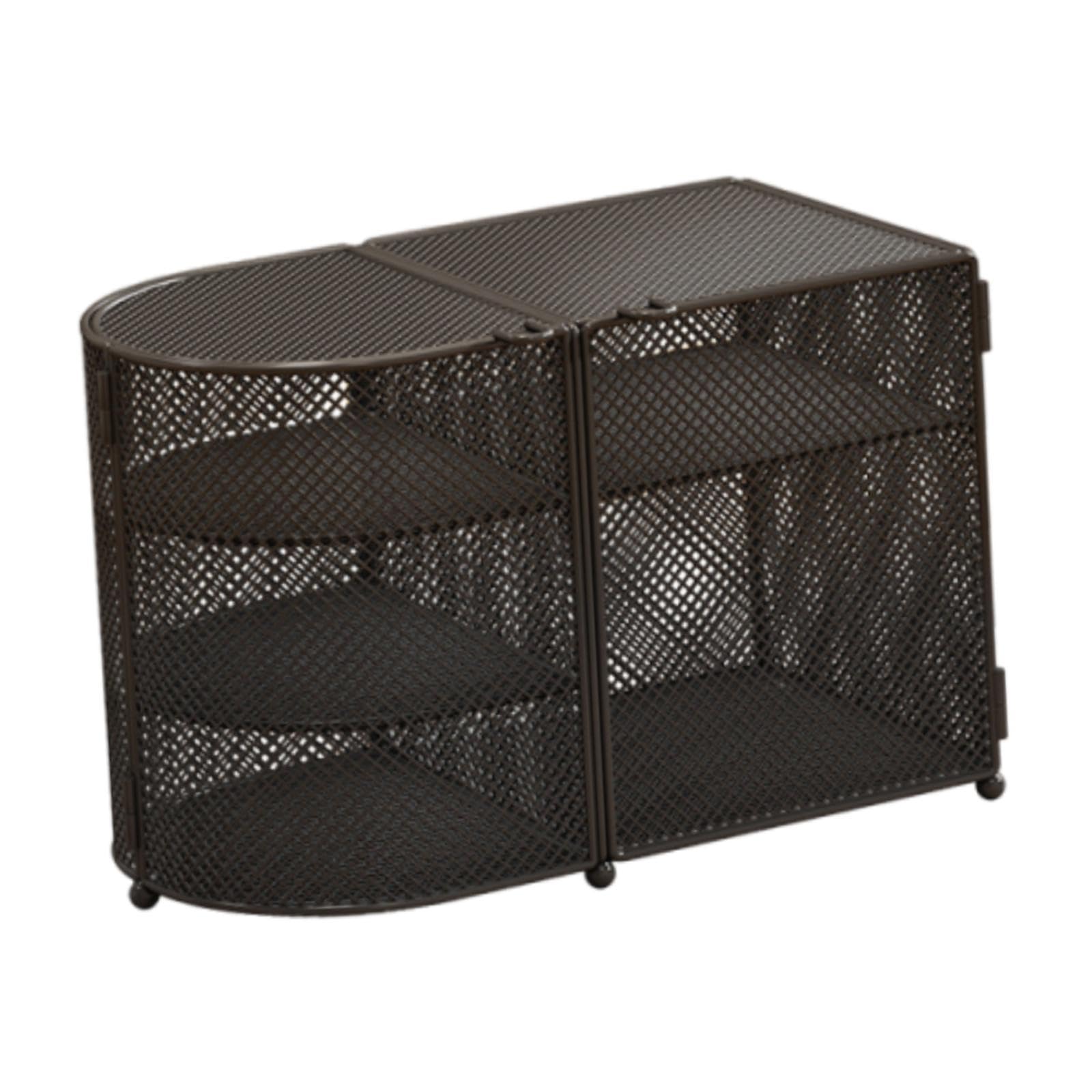 Copertura per alimenti in rete, riutilizzabile, pieghevole, grande, per barbecue, campeggio, feste in famiglia, picnic, tenda per alimenti, 48 x 31 cm, colore nero