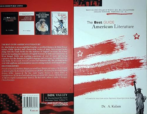 The Best Guide American Literature [Paperback] Dr. A.Kalam