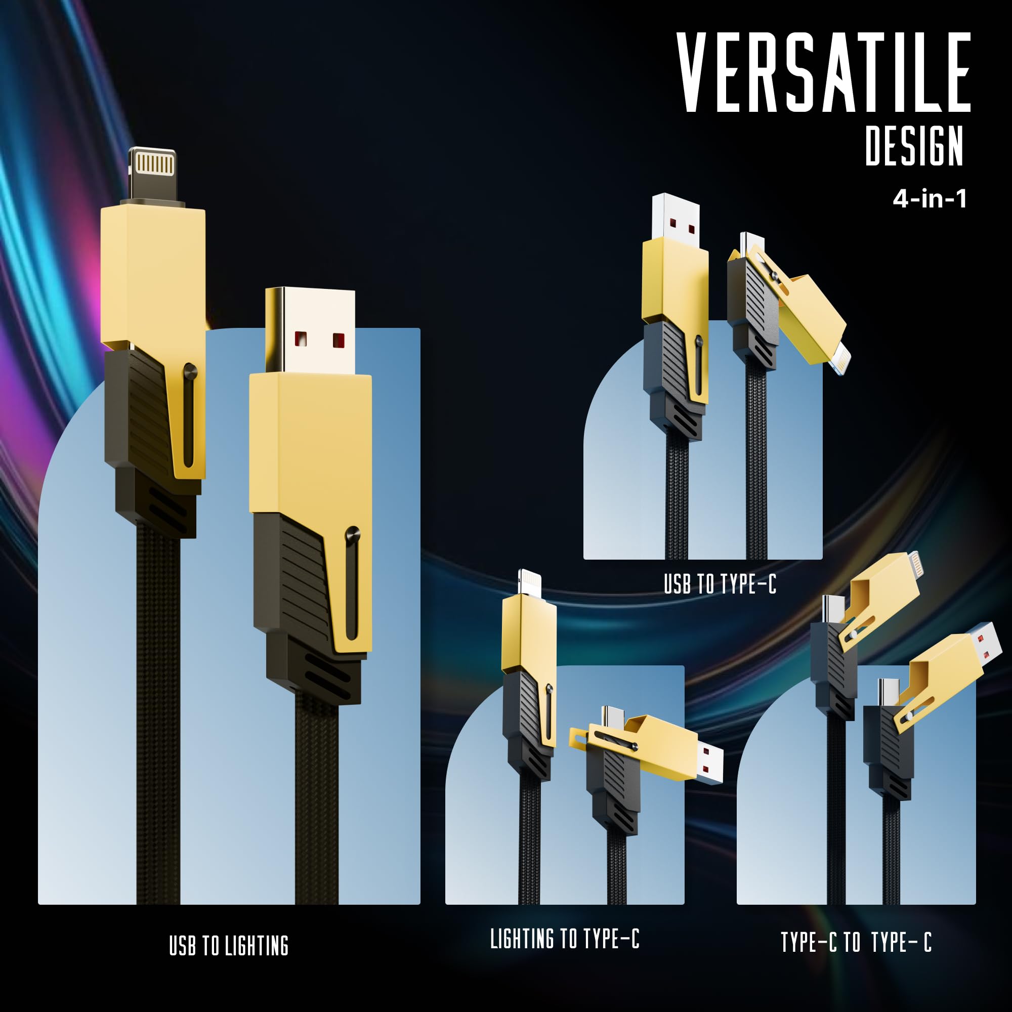 mi EVERYDAY I LIKE 6123592B8 Stackdeal 4in1 A1 data cable with fastcharging Compatible