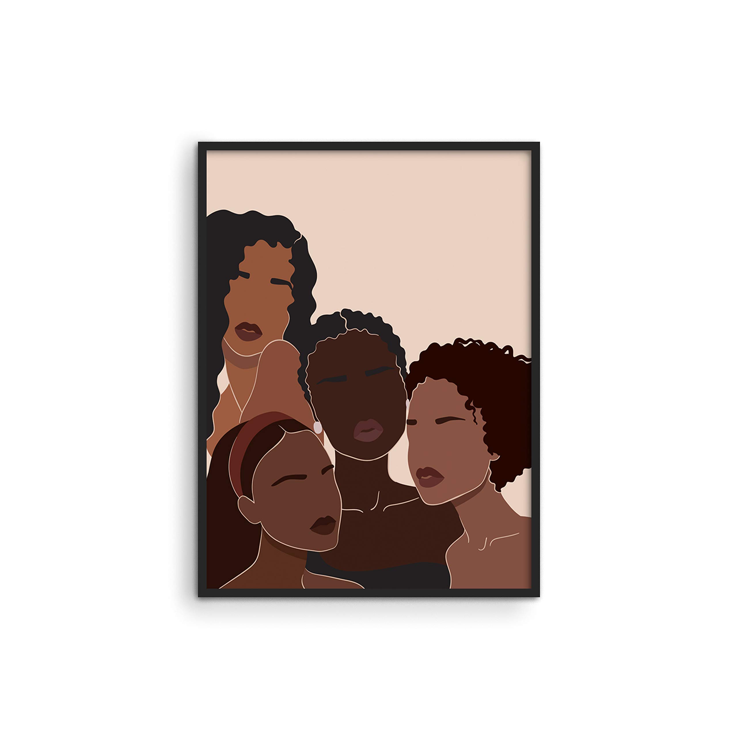 African American Women Painting for Walls by Haus and Hues African