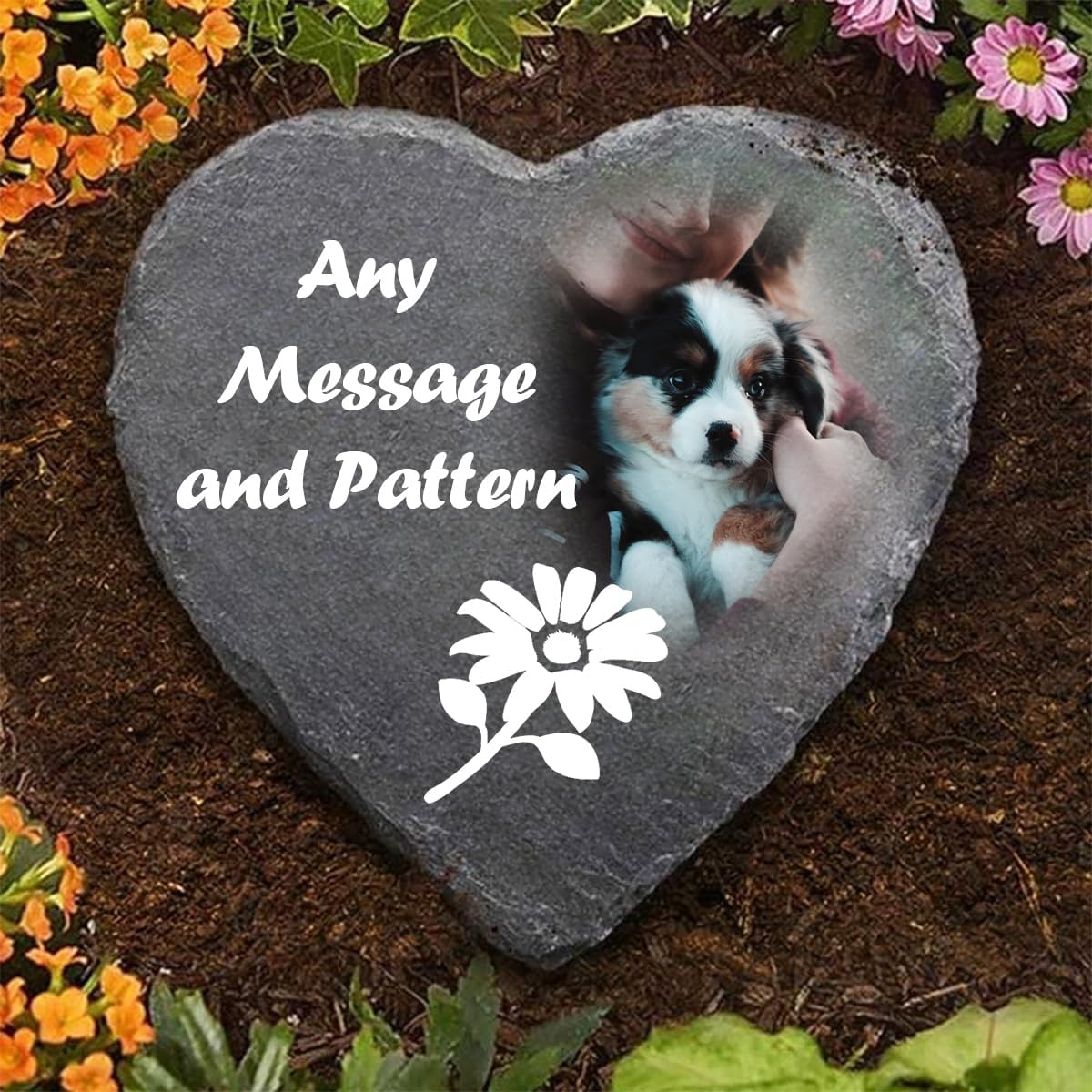 Personalized Heart Shaped Garden Stones Review: Custom Memorial & Welcome Plaques for Backyards (8x8 Inch)