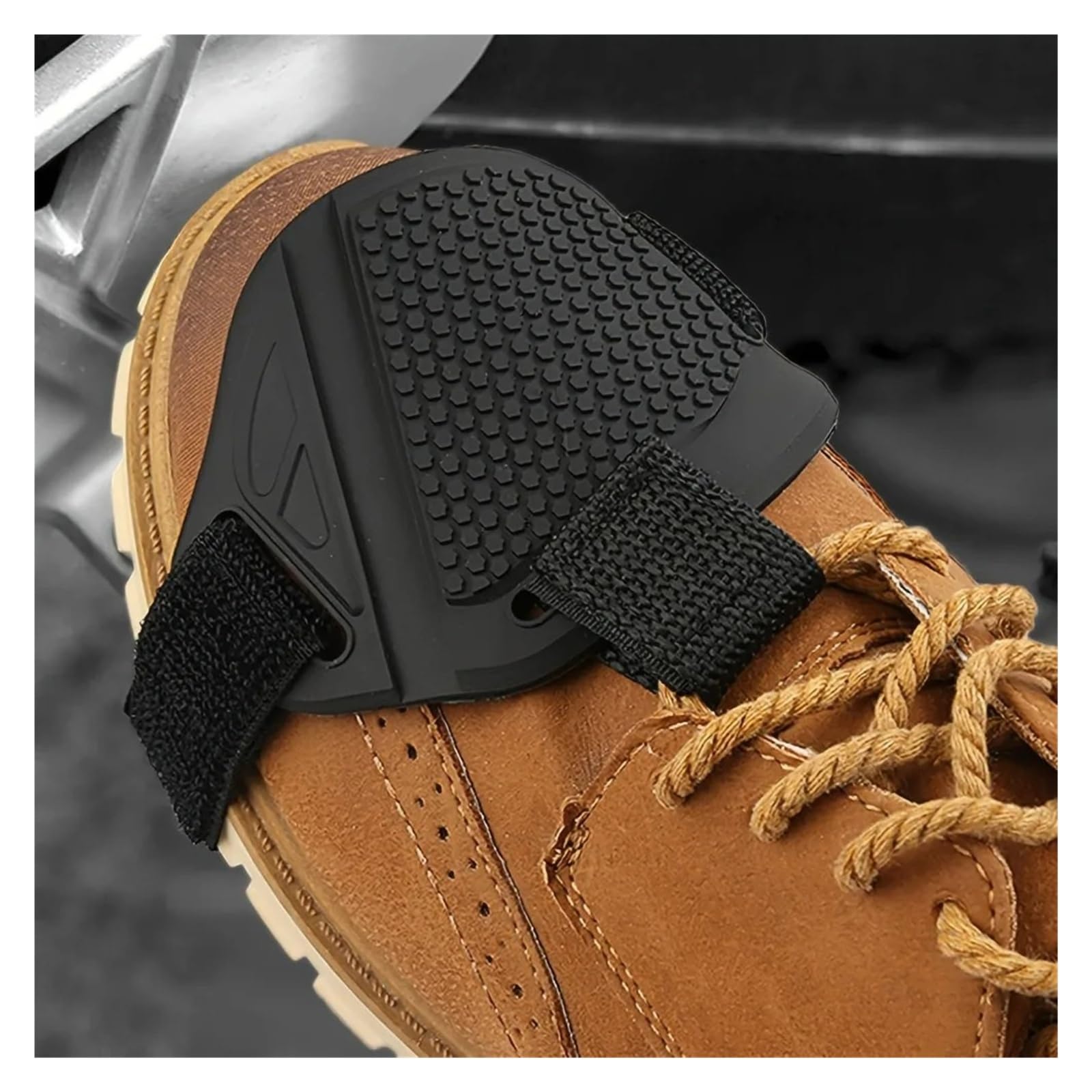 1 szt. Motocykl Shift Pad PU Honeycomb Shoe Cover Protector