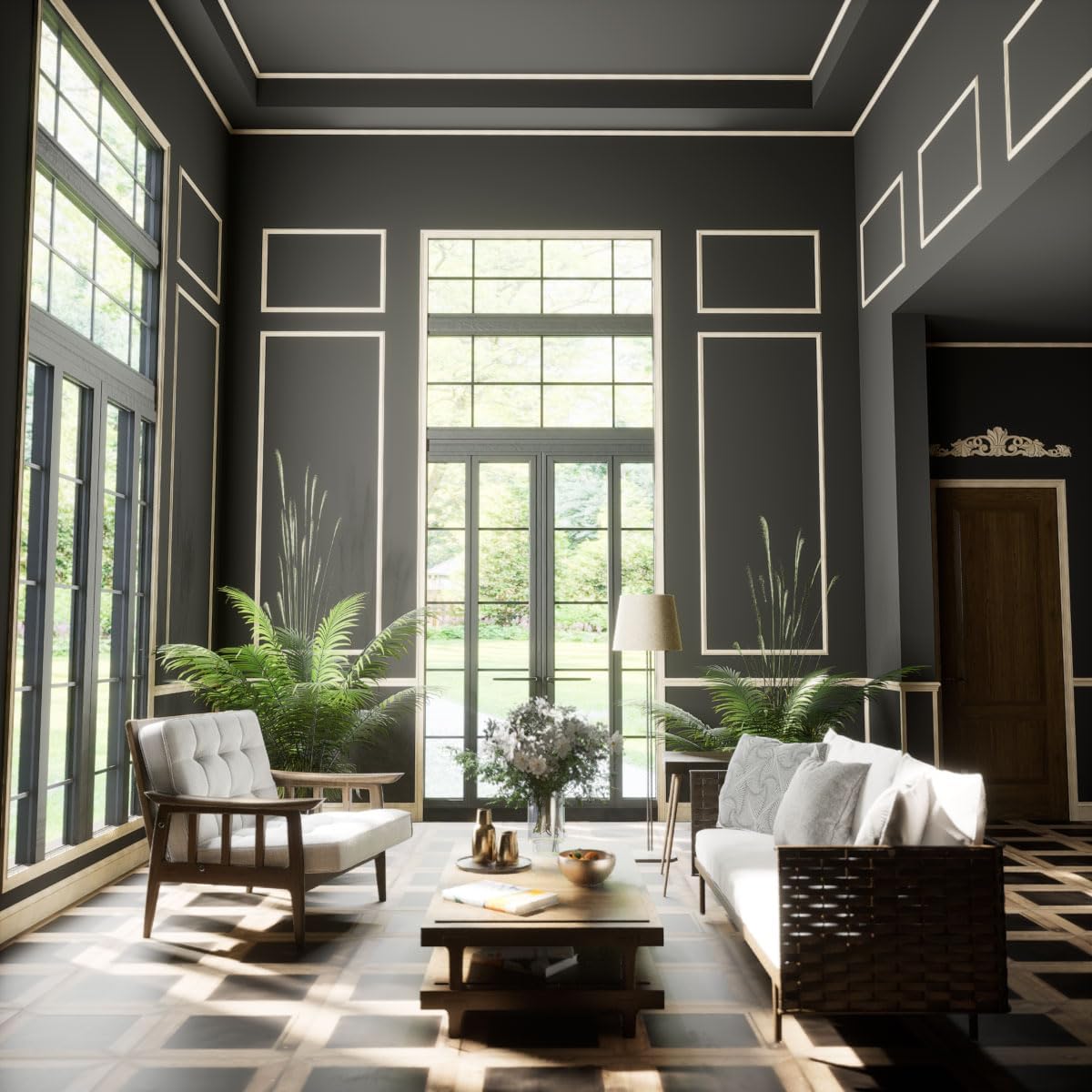 Ekena Millwork WM163E - Americraft Baseboard Solid Hardwood Moulding, 9/16"D x 5 1/4"W x 96"L, Stain Grade Poplar