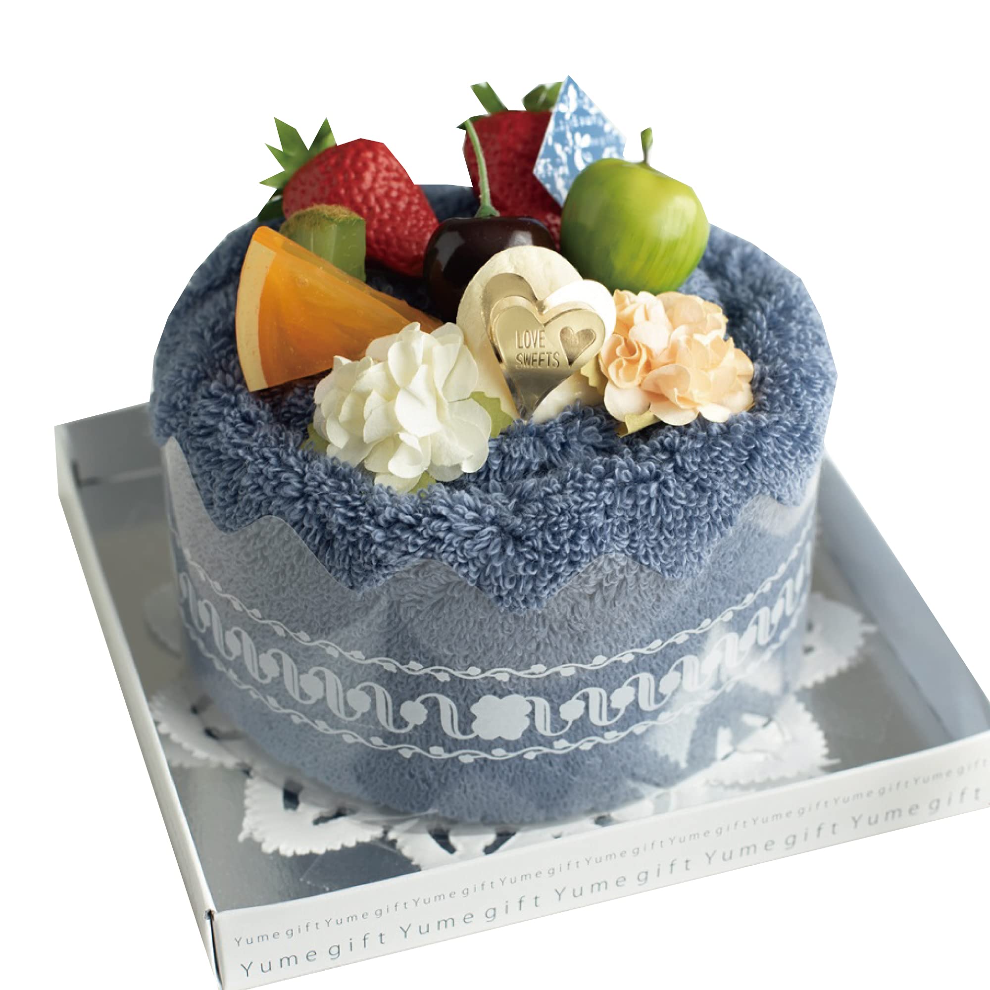 ケーキタオル　プレゼント　ギフト Amazon｜タオルケーキ 泉州タオル フルーツ 誕生日ケーキ