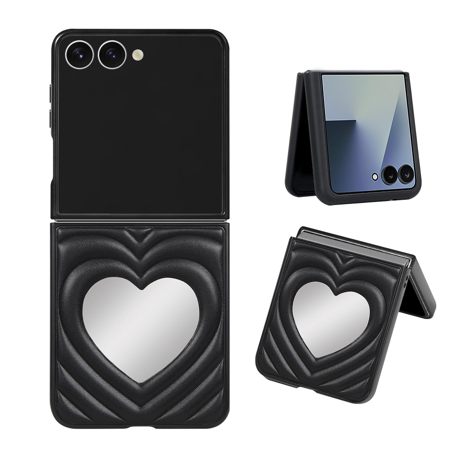 ハートミラー Amazon.co.jp: DESIGN SKIN Galaxy Z Flip7 ケース ハートミラー付き