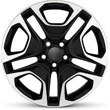 For 2019-2024 Toyota Rav4 19 Inch Machined Face with Painted Inlay Black Rim - OE Direct Replacement - Road Ready Car Wheel