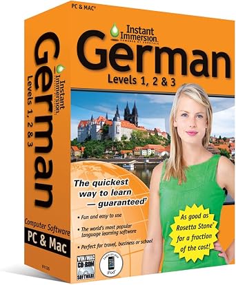 2011 Version Instant Immersion German Levels 1, 2 & 3