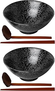 Kanwone Ceramic Japanese Ramen Bowl Set