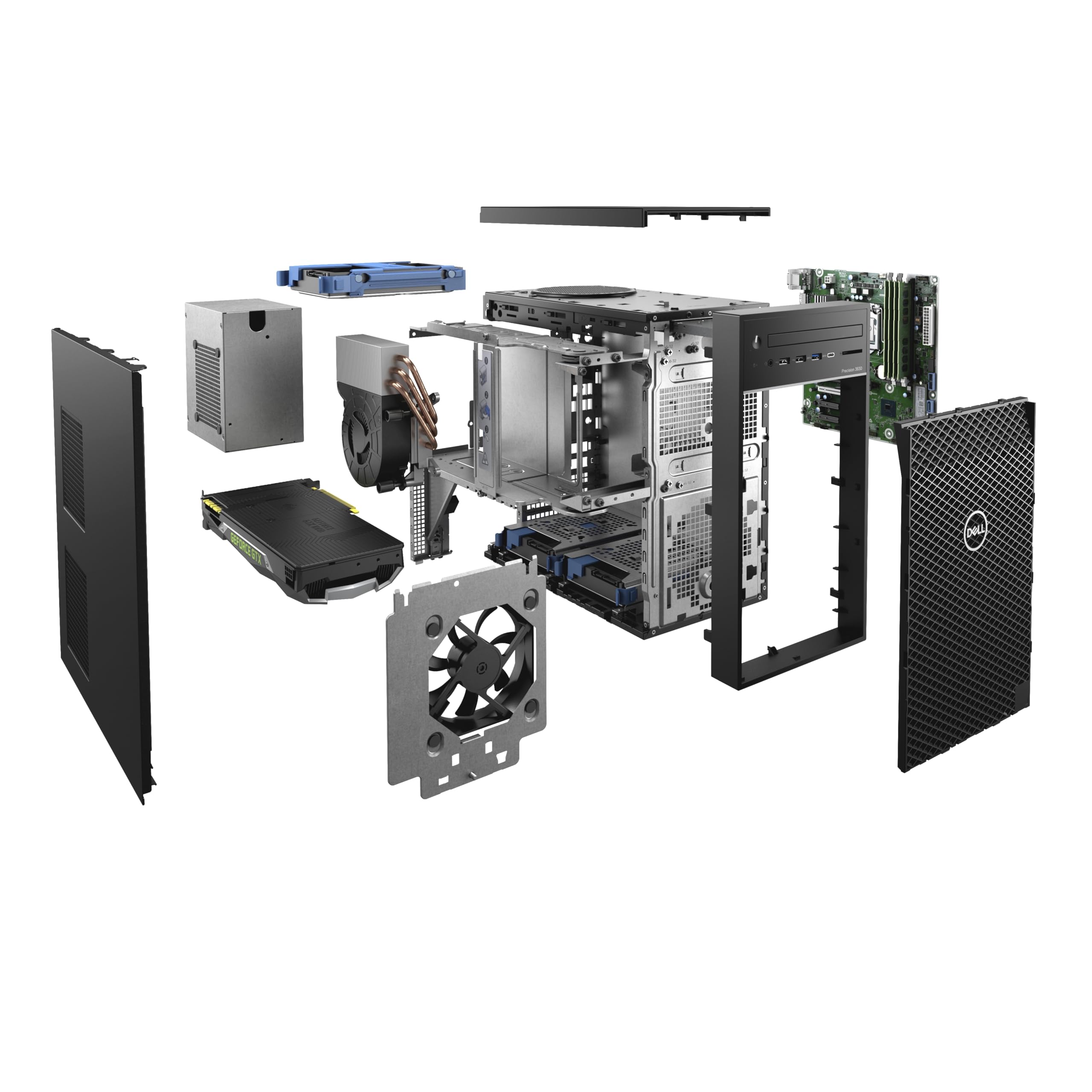 Dell Precision 3630 Tower Workstation – i7-9700 (8 Cores), NVIDIA
