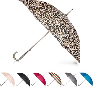 Unisex Auto Open J-Handle Stick ECO Umbrella