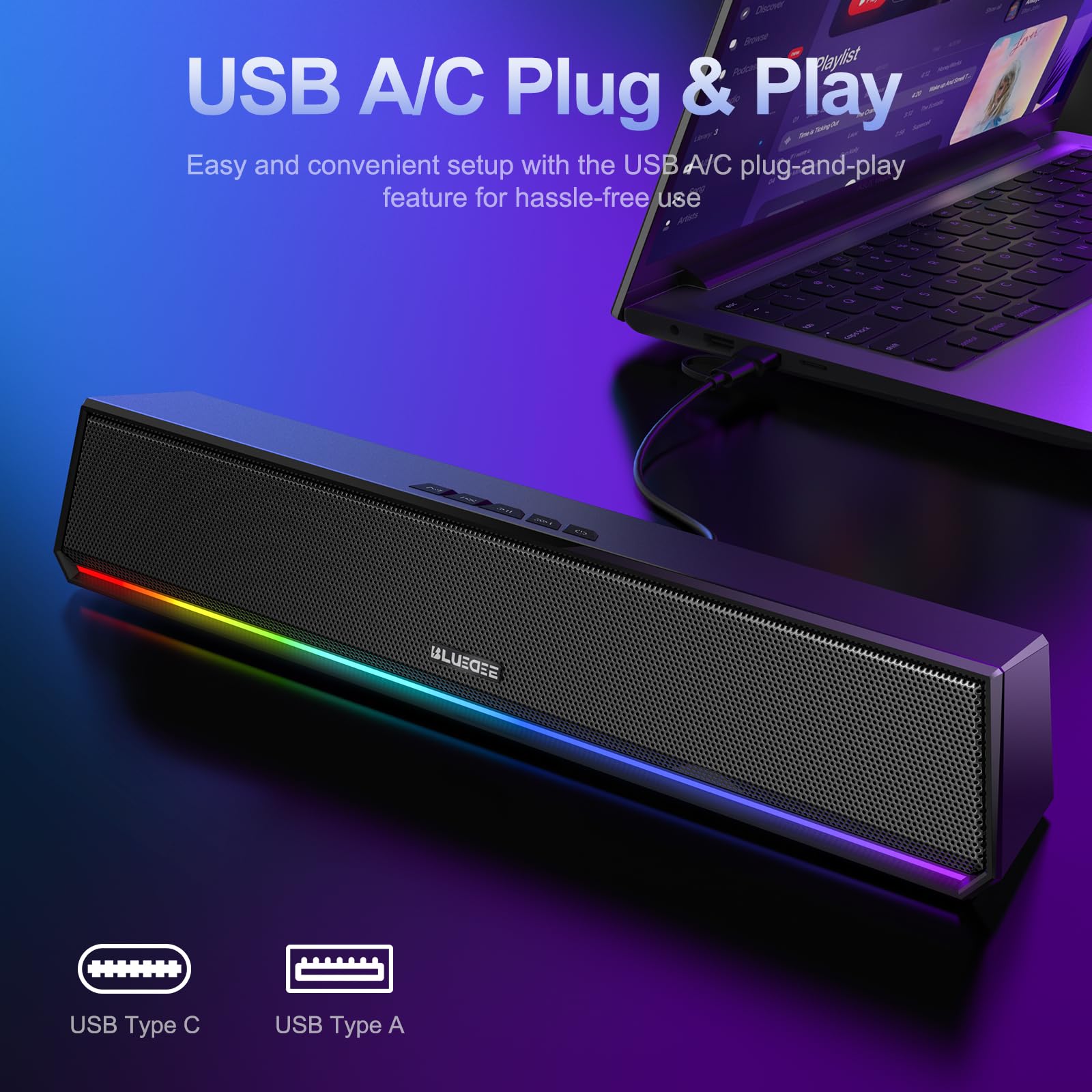 Computer Soundbar Soundbar SK020 Desktop Pcs Bluedee Computer Speakers For Desktop PC ...