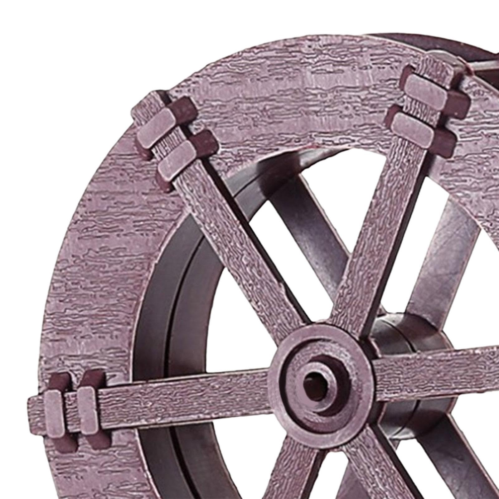 Water Fountain Rotation Wheel Diy Water Wheel Model Fountain Feng Shui Wheel 10Cm|Figurines For Office Desk Joker Car Accessories Mini Panda Disney Princess Figurines Car Interior Accessories-image-7
