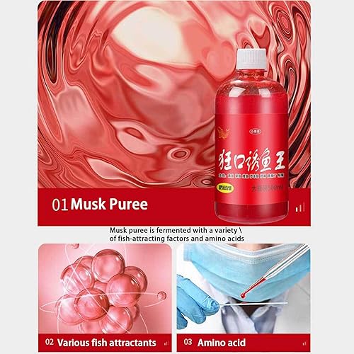 Miniatura 4 de Xuyuan Bait Fish Additive - Fish Bait Taste Enhancers  500ml Fishing Equipment Accessories High Concentration Attractive Smell Fishing Bait