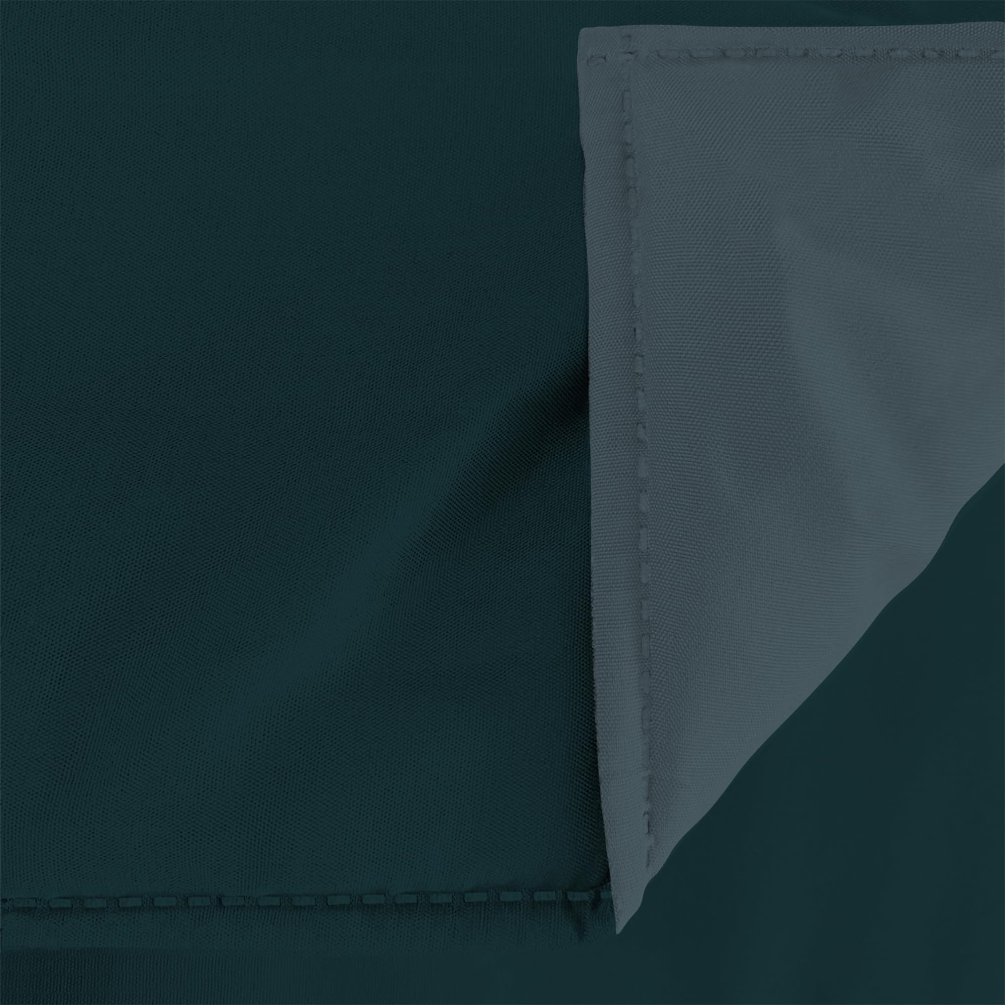 Winterbettdecke ZOE Made in Italy, zweifarbig Wendeoptik, Steppdecke mit Füllung 250 g – Doppelbettdecke 250x250 cm – Waschmaschinengeeignet – Petrol/Salbei