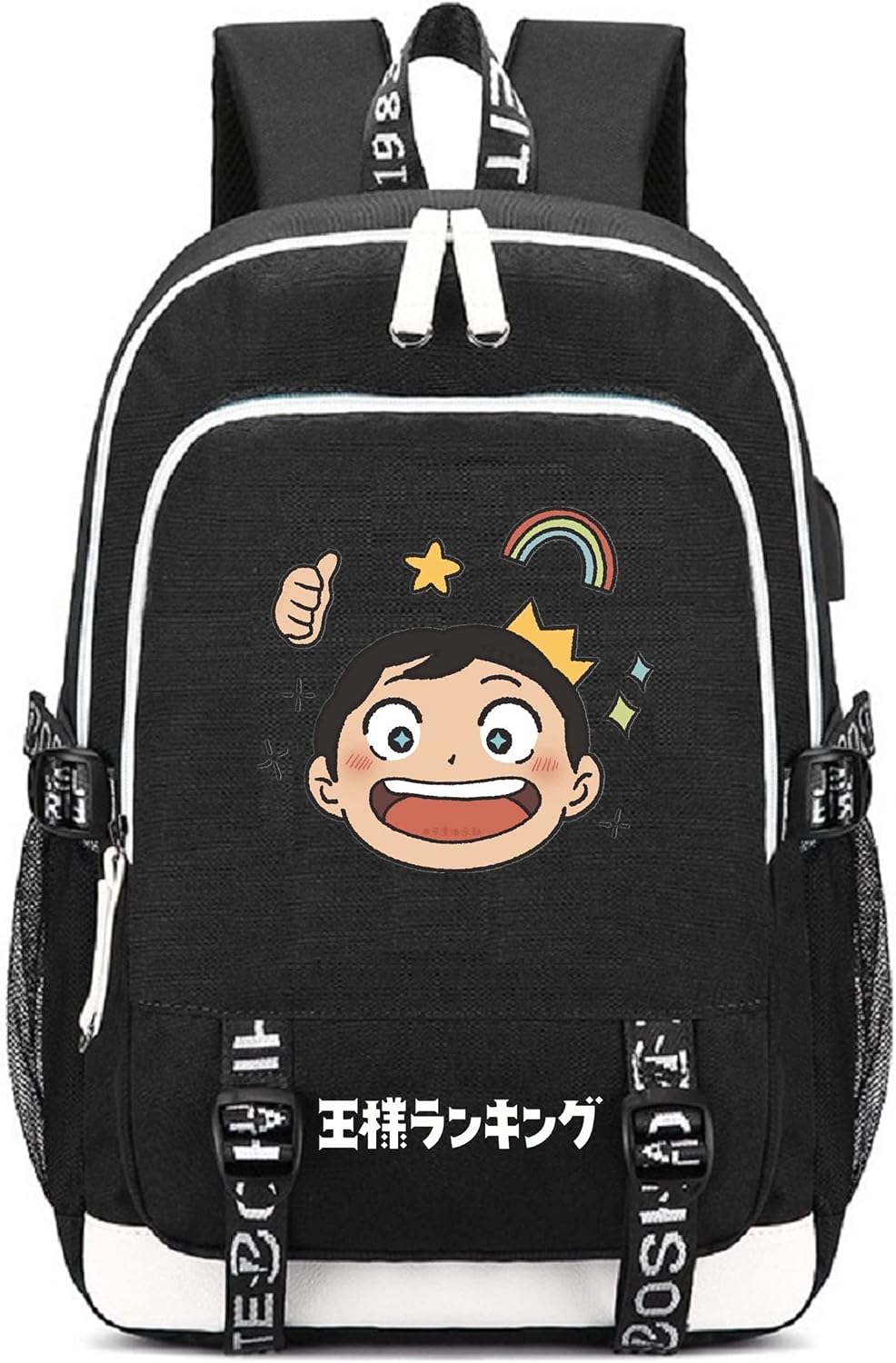 ISaikoy Anime Ranking of Kings Backpack Bookbag Daypack School Bag Shoulder Bag D3