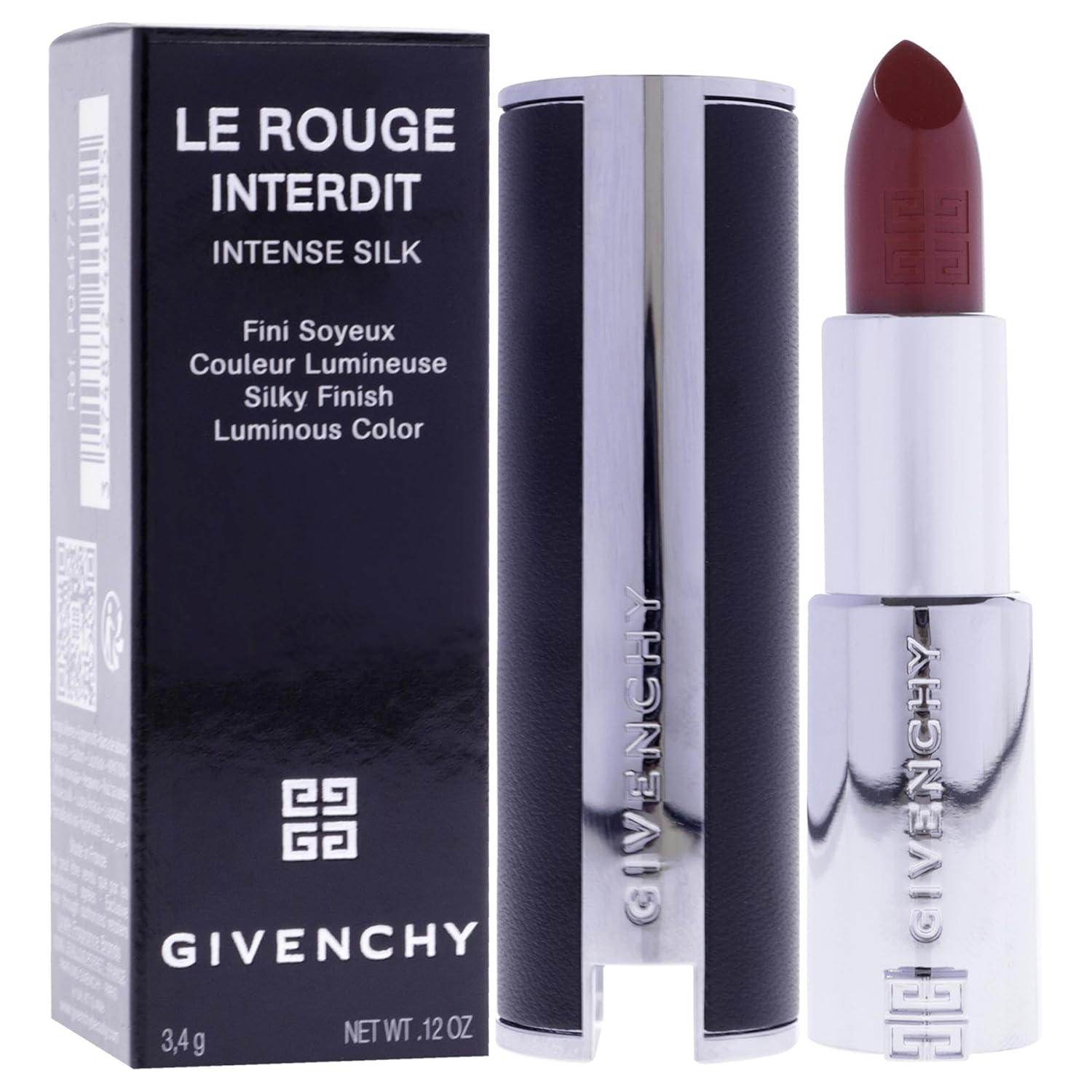 Le Rouge Interdit Intense Silk Lipstick - N333 L Iinterdit by Givenchy for Women - 0.11 oz Lipstick - Image 3
