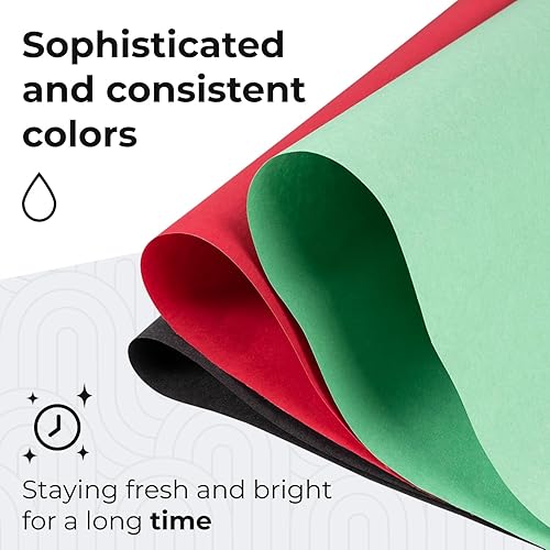 Miniatura 3 de IDL Packaging 36 x 8400 pulgadas (700 pies) - 45 libras de grosor - Rollo de papel kraft negro - Papel de manualidades de color escolar - Papel de