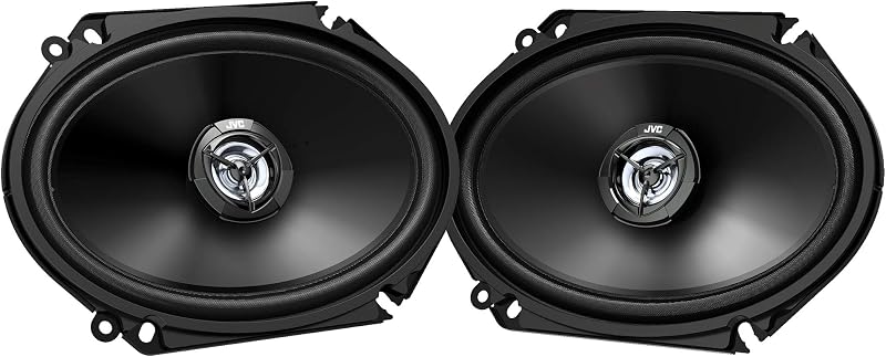 JVC Mobile CS-DR6821 drvn DR Series Shallow-Mount Coaxial Speakers (6" x 8", 300 Watts Max, 2 Way)