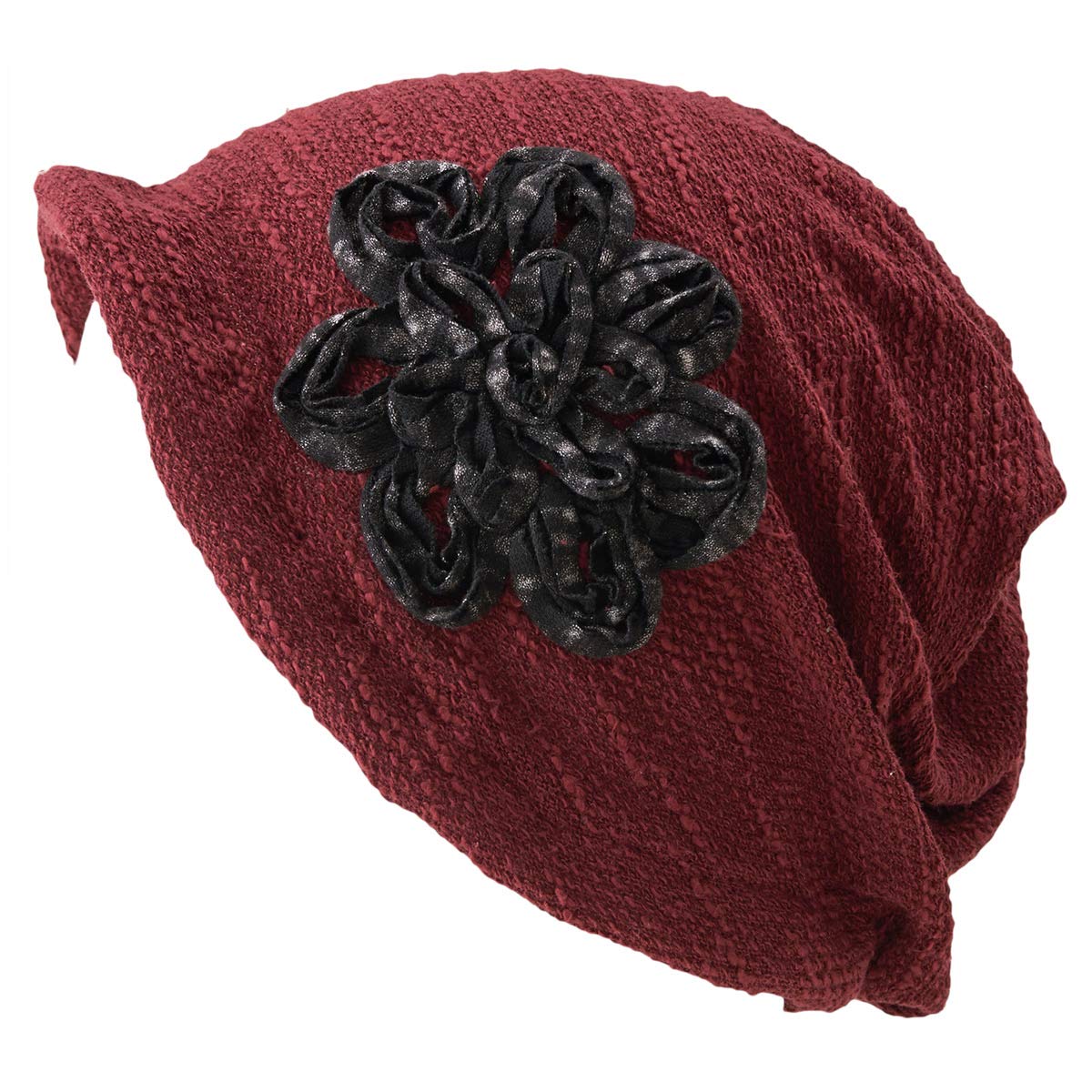 3728 Casualbox Womens Slouchy Beanie Cap Cotton Beret All Season Slouch Baggy Super Slouchy Beanie Big Baggy Hat Winter Adult Teen Fashion  main image 3