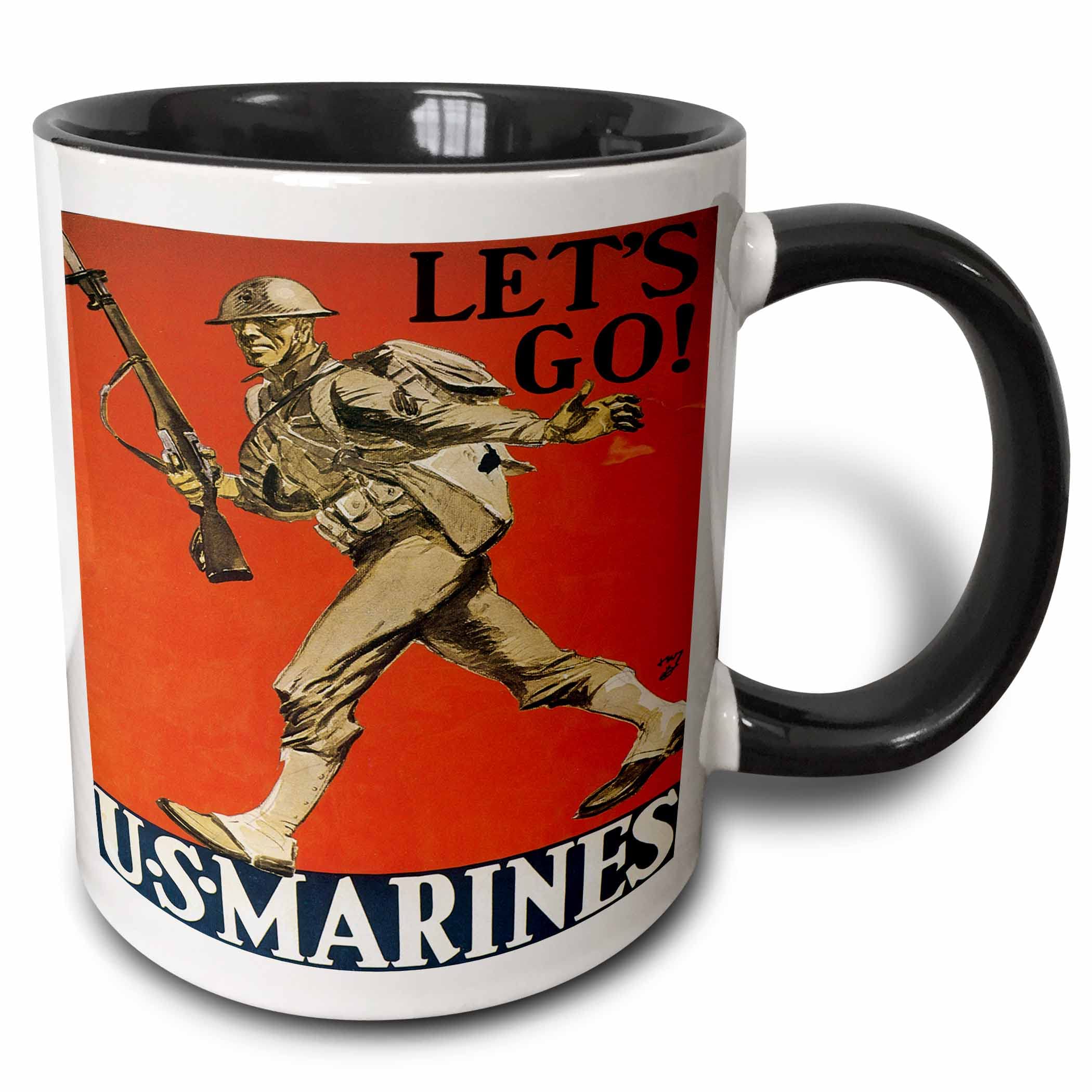 Photo 1 of 3dRose Mug, 15oz, Black/White