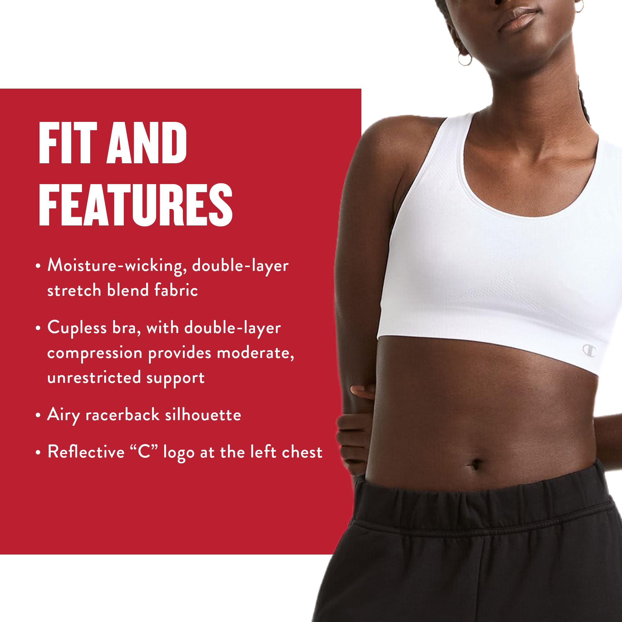 Champion Damen Freedom Racerback Sport-BH