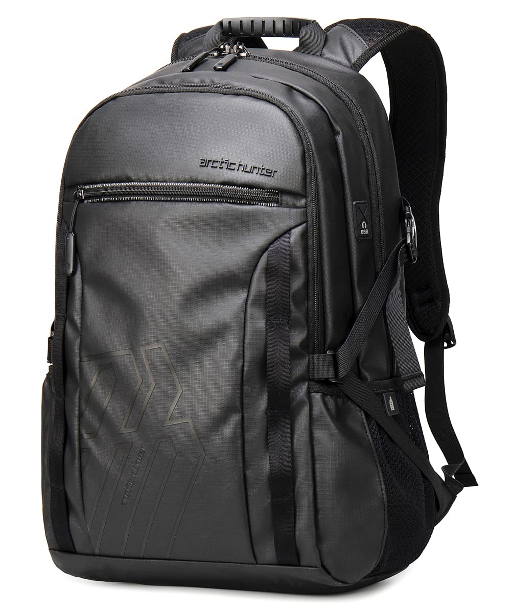 ah arctic hunter Backpack For Men Lightweight 15.6-Inch Laptop Bag 28L Sport Hikking Backpack With Usb Port Water-Resistant Backpack For Casual Business College,Black (B08QVC1NVM) Amazon Price History, Amazon Price Tracker