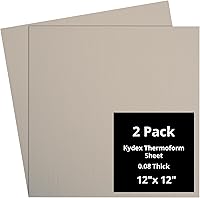 Vista 74 de Kydex Sheets - Solid Color DIY Kit for Crafting Holsters, Sheaths, and Mag Pouches - (8x8, 8x12, 12x12), Premium Thermoform Sheets - Thick, Durable