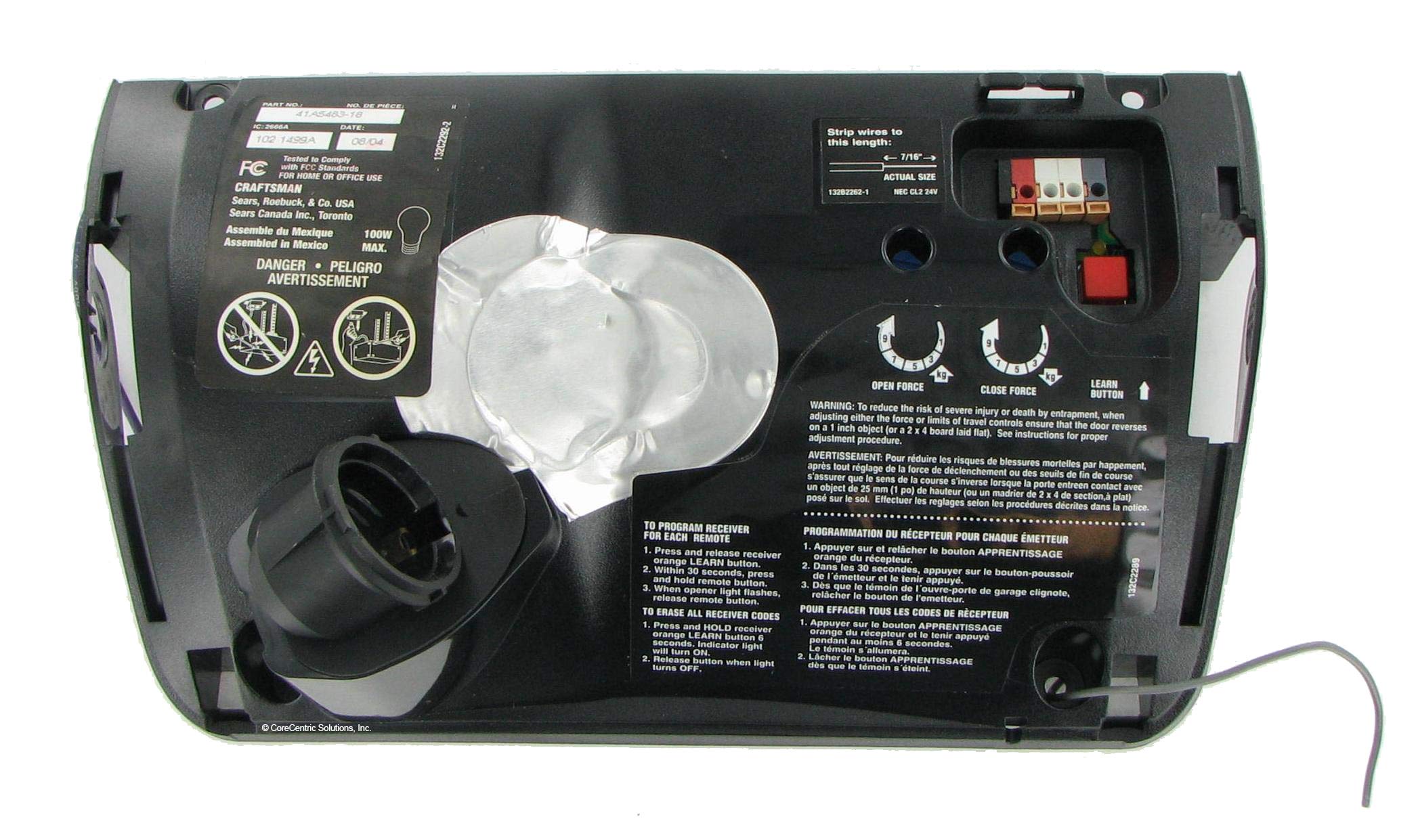 CoreCentric Remanufactured Home Garage Door Opener Logic Control  