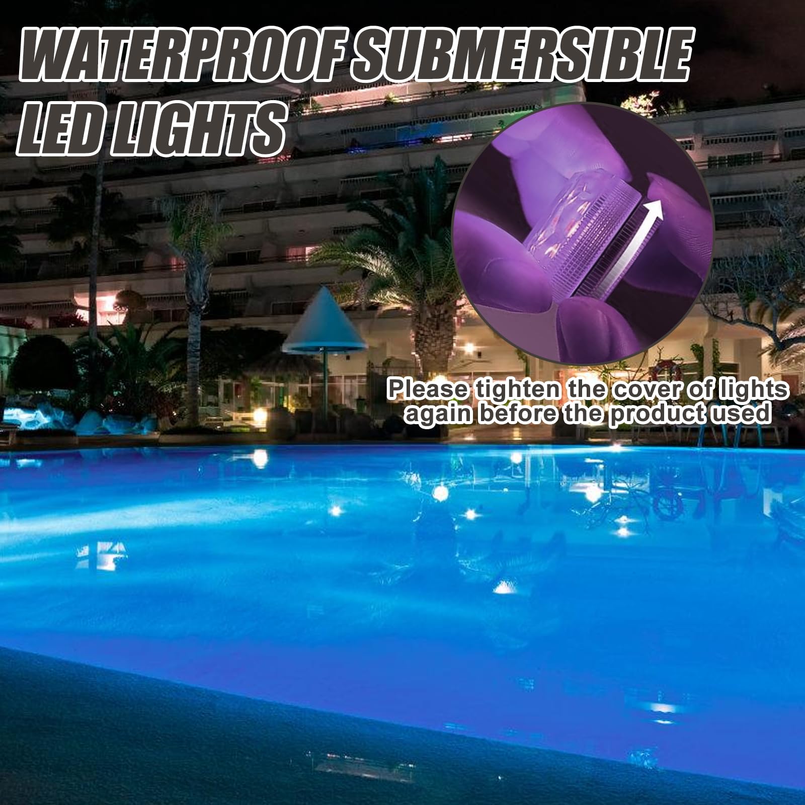 Mini Luci LED a Candela 20 Pezzi Cambio Colore Impermeabili RGB con 2 Telecomandi per Vaso Acquari Halloween Natale