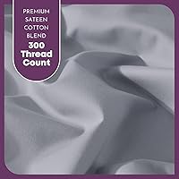 Vista 3 de CirclesHome Fundas de almohada de tamaño estándar, fundas de almohada de mezcla de algodón satinado, fundas de almohada suaves y cómodas, protegen