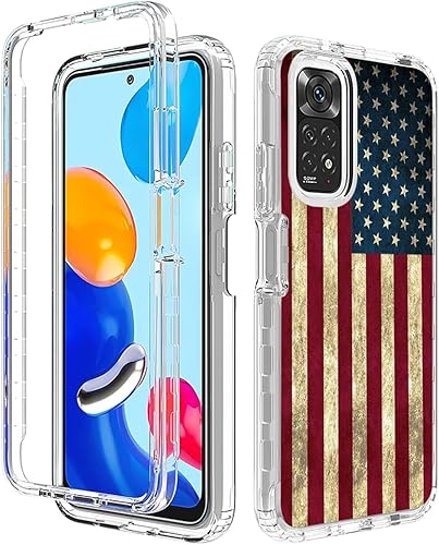 Miniatura 6 de Funda para Redmi Note 11 (4G)Redmi Note 11S 2201117TY con protector de pantalla de vidrio templado, funda protectora de cuerpo completo con bonito