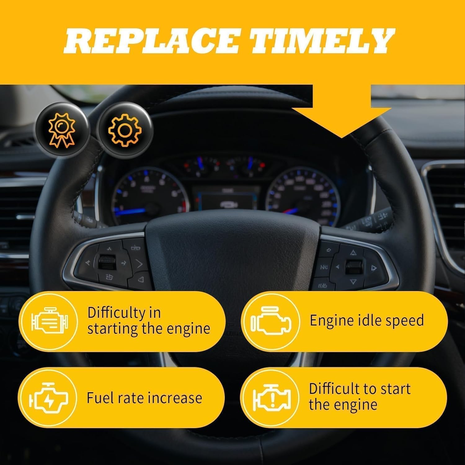 12622475 12641740 High Pressure Fuel Pump Compatible With Equinox Impala Camaro CTS XTS SRX Terrain Canyon 3.6L 3.0L GDP106 HM10007