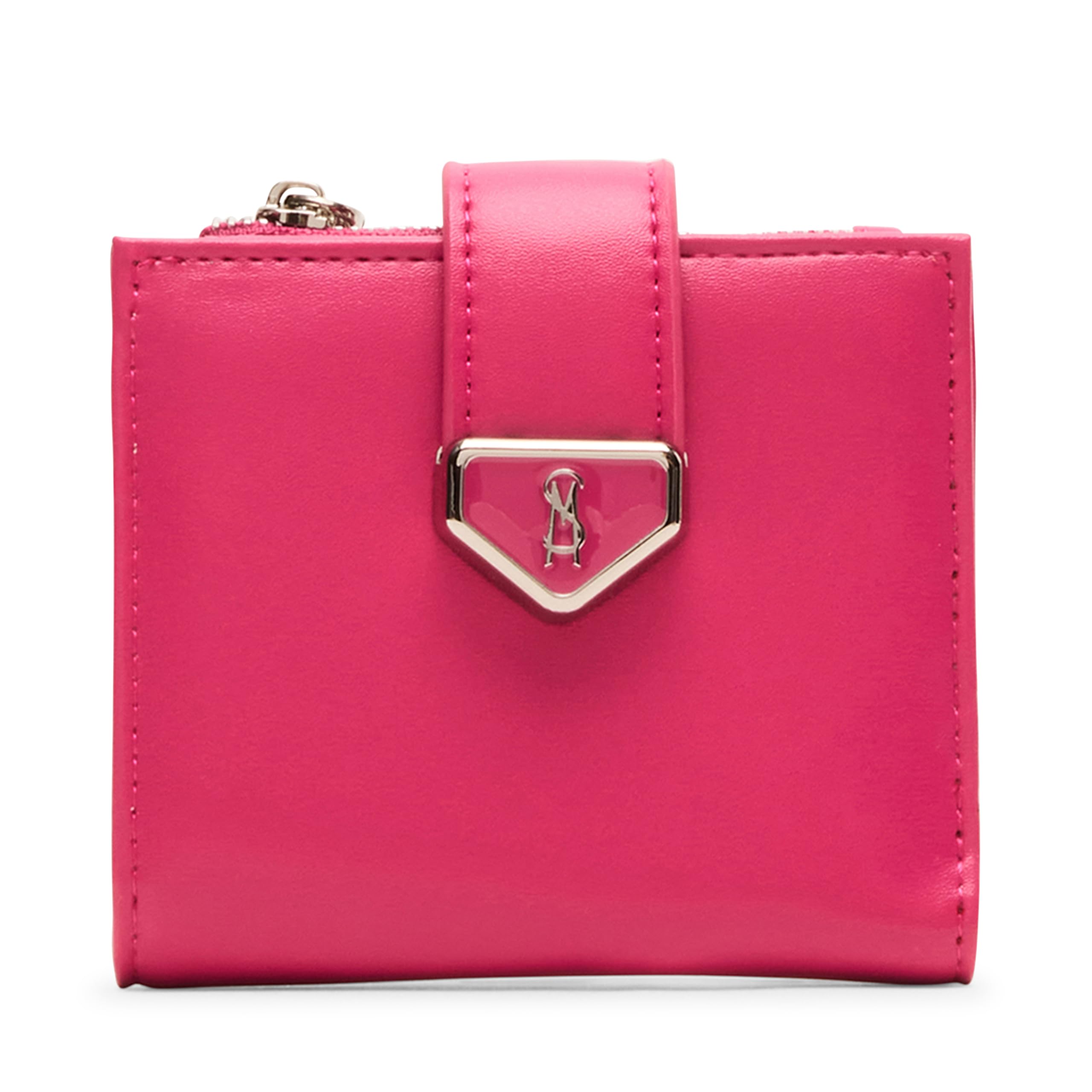 Steve Madden Women's Jem-b Bifold Wallet, Fuchsia, One Size, Jem-b Bifold Wallet