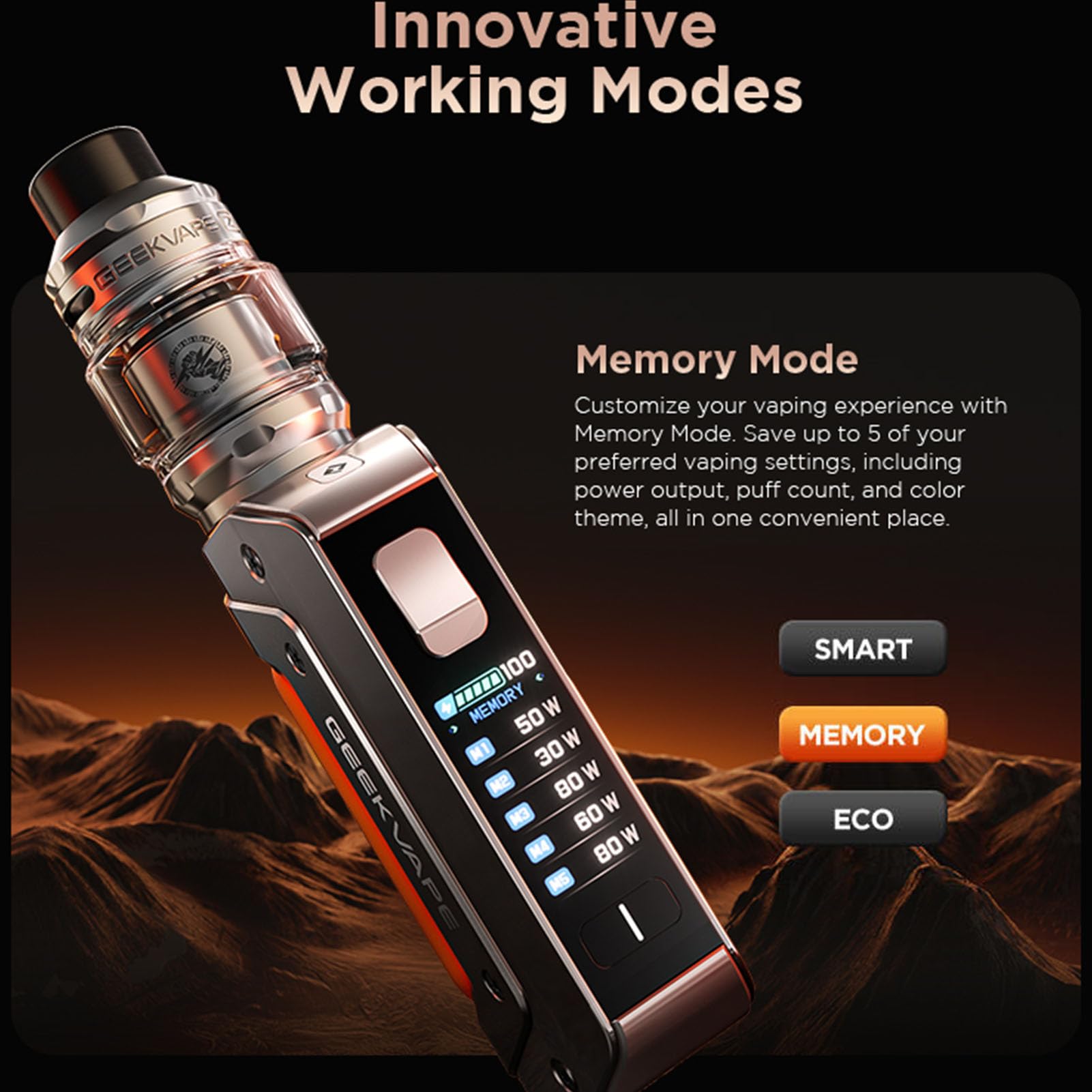 Geekvape Aegis Solo 3 Kit / S100 Mod Kit mit Z Subohm 2021 Tank (Z 0.2ohm / Z0.4XM Coil) 5.5ml externe 18650 Batterie Kein Batterie,Kein Nikotin (Schwarz)